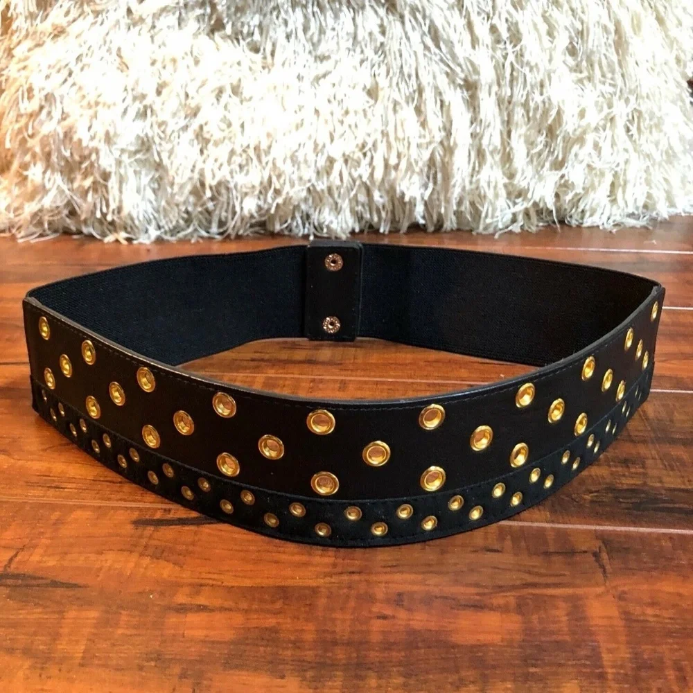 Grommet Steampunk Runway Snap Waist Belt